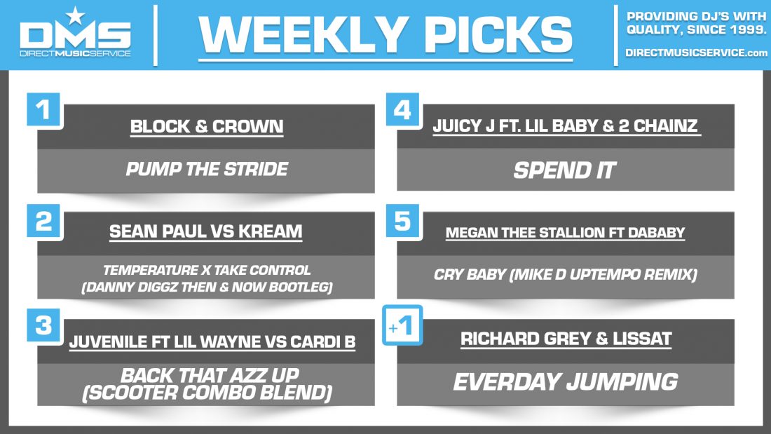 DMS TOP 5 PICKS OF THE WEEK 3-29-2021