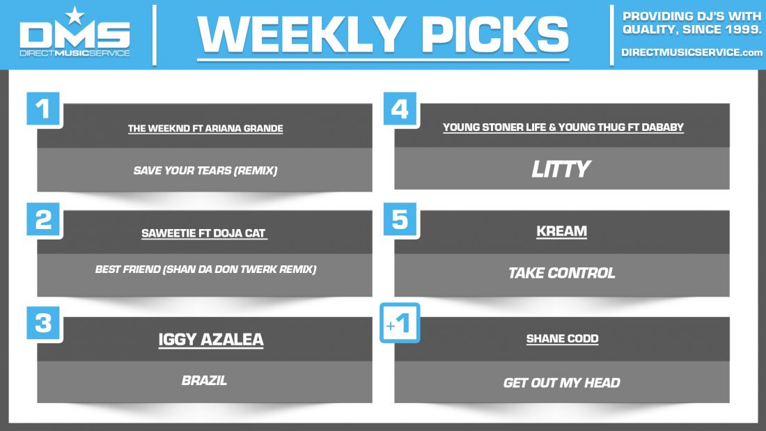 DMS TOP 5 PICKS OF THE WEEK 4-27-2021