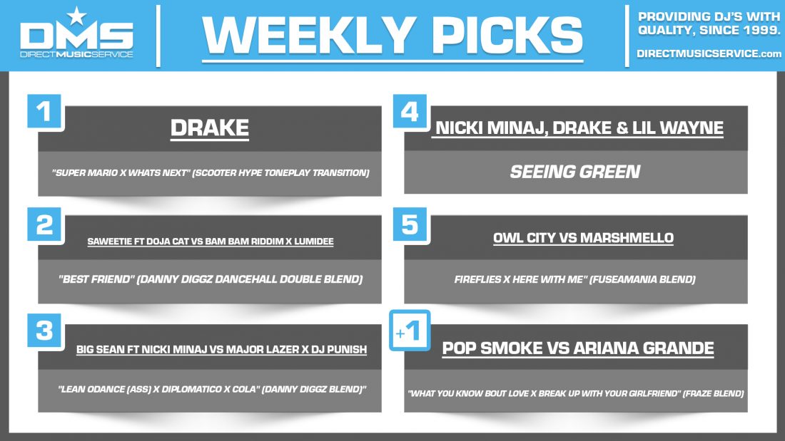 DMS TOP 5 PICKS OF THE WEEK 5-17-2021