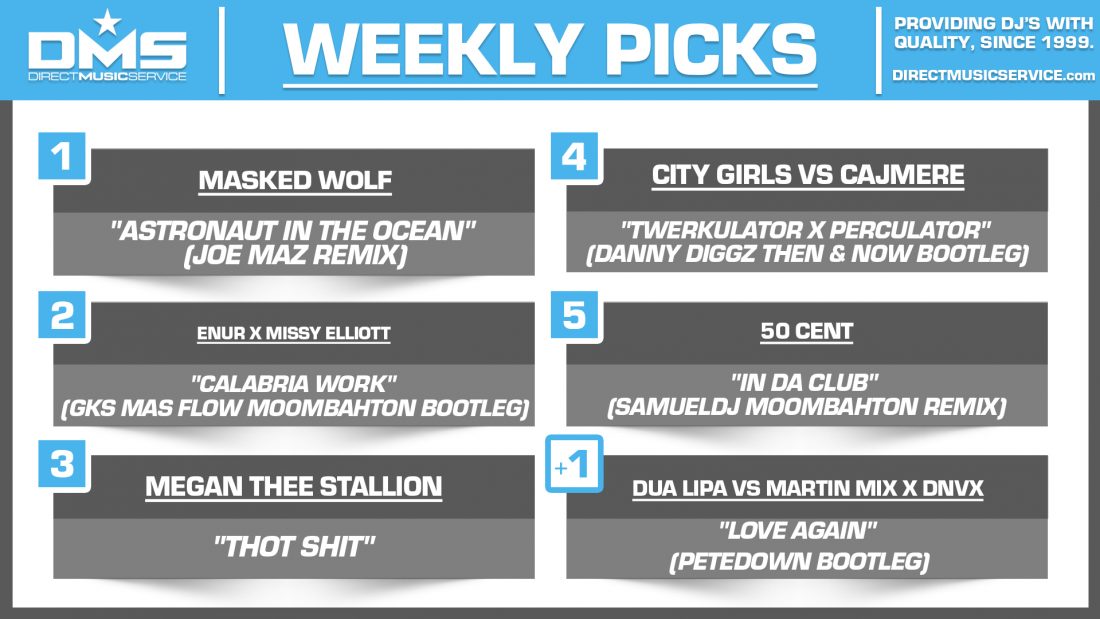 DMS TOP 5 PICKS OF THE WEEK 6-14-2021