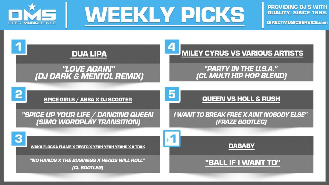 DMS TOP 5 PICKS OF THE WEEK 6-21-2021