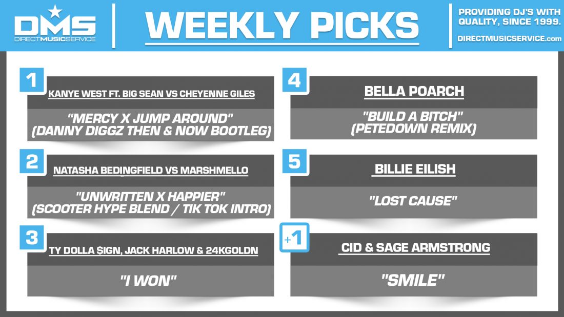 DMS TOP 5 PICKS OF THE WEEK 6-7-2021