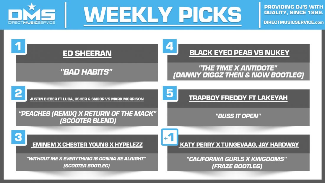 DMS TOP 5 PICKS OF THE WEEK 6-28-2021