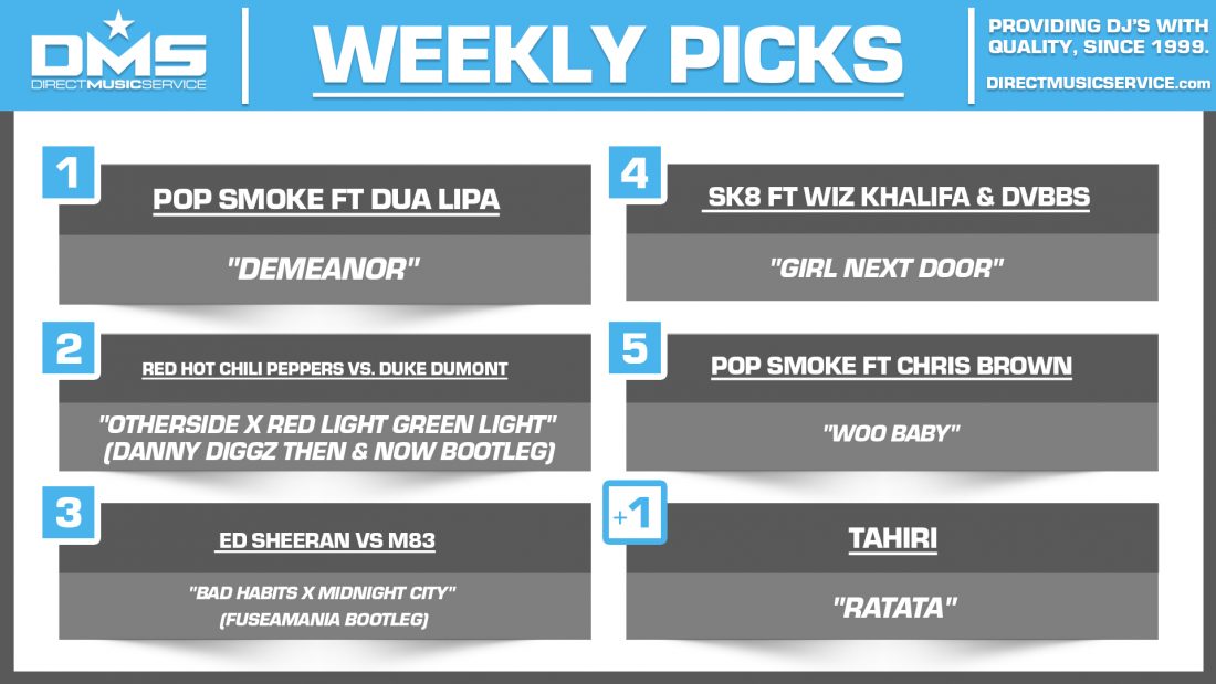 DMS TOP 5 PICKS OF THE WEEK 7-19-2021