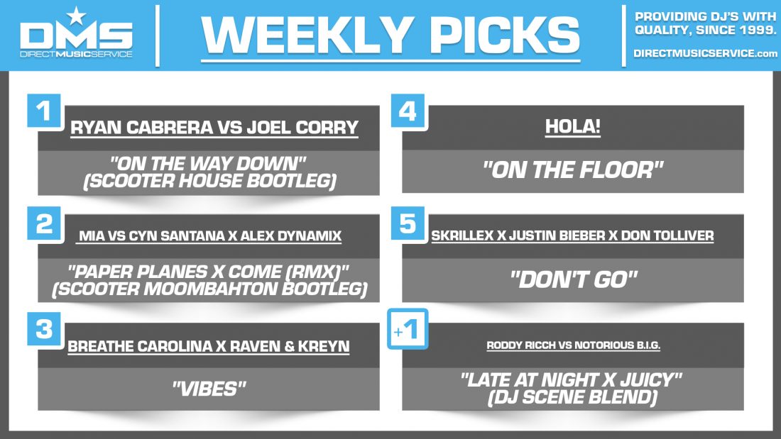 DMS TOP 5 PICKS OF THE WEEK 8-23-2021