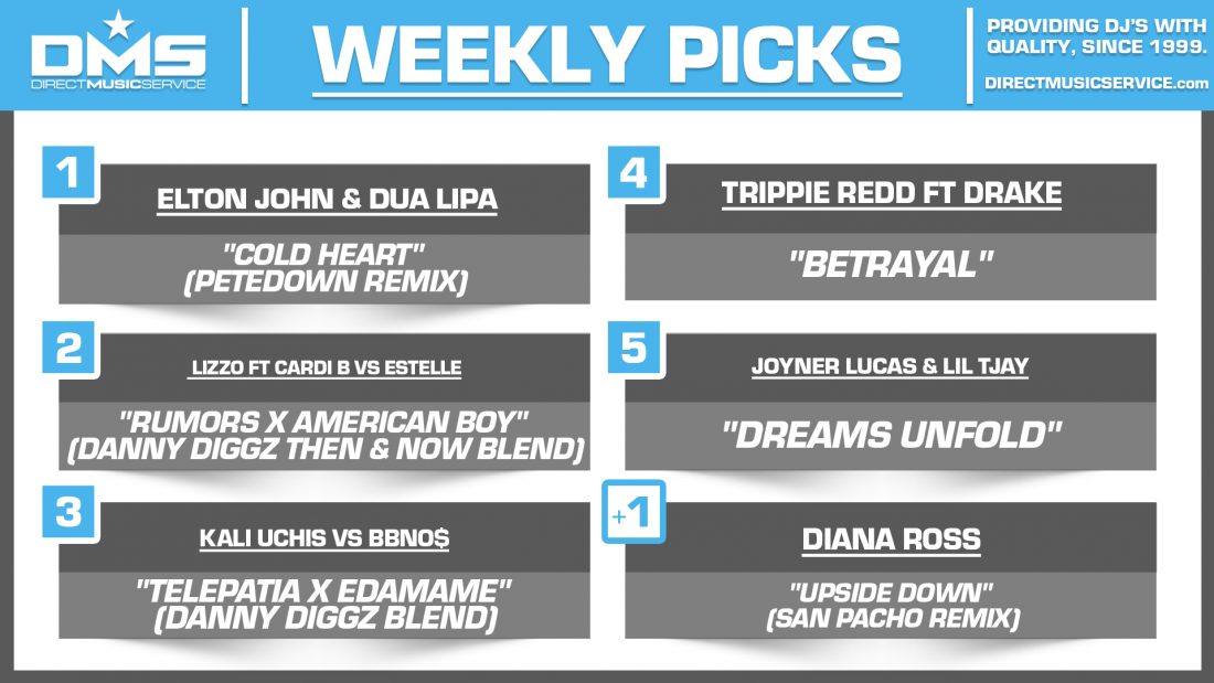 DMS TOP 5 PICKS OF THE WEEK 8-30-2021