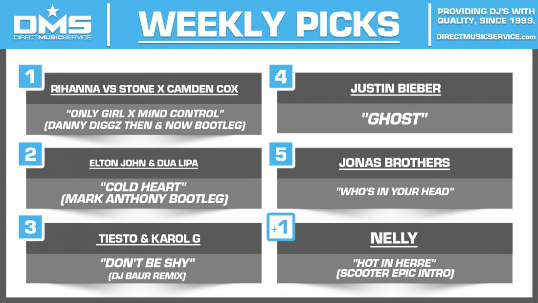 DMS TOP 5 PICKS OF THE WEEK 9-20-2021