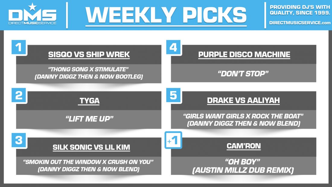 DMS TOP 5 PICKS OF THE WEEK 11-22-2021