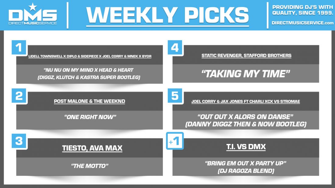 DMS TOP 5 PICKS OF THE WEEK 11-8-2021