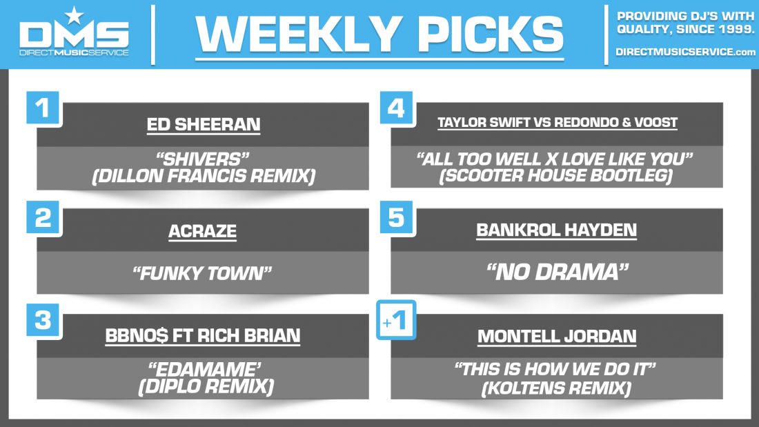 DMS TOP 5 PICKS OF THE WEEK 12-13-2021