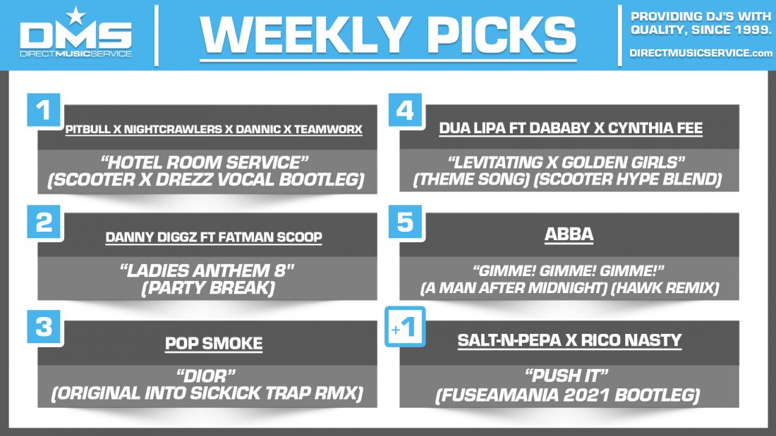 DMS TOP 5 PICKS OF THE WEEK 12-6-2021