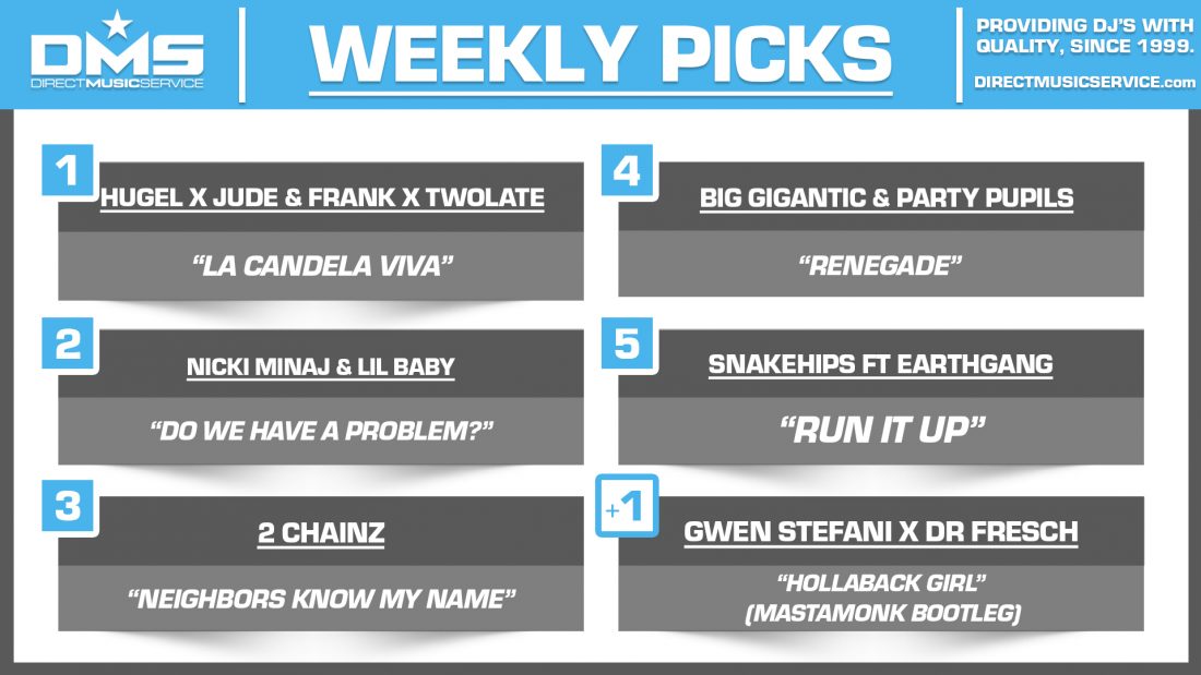 DMS TOP 5 PICKS OF THE WEEK 2-7-2022