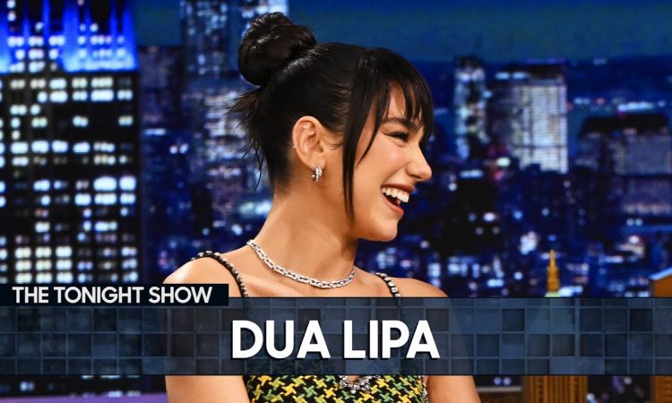 Dua Lipa on Her Viral Dance and Working with Elton John | The Tonight Show