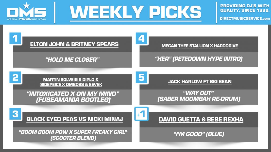 DMS TOP 5 PICKS OF THE WEEK 8-29-2022