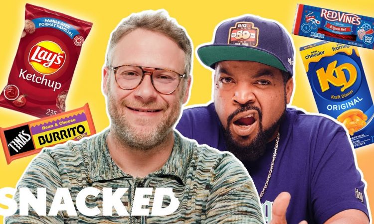Seth Rogen and Ice Cube Swap Favorite Snacks | First We Feast