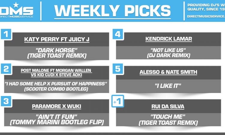 DMS TOP 5 PICKS OF THE WEEK 7-29-2024