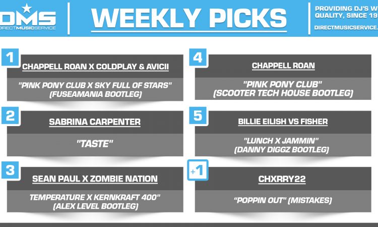 DMS TOP 5 PICKS OF THE WEEK 8-26-2024