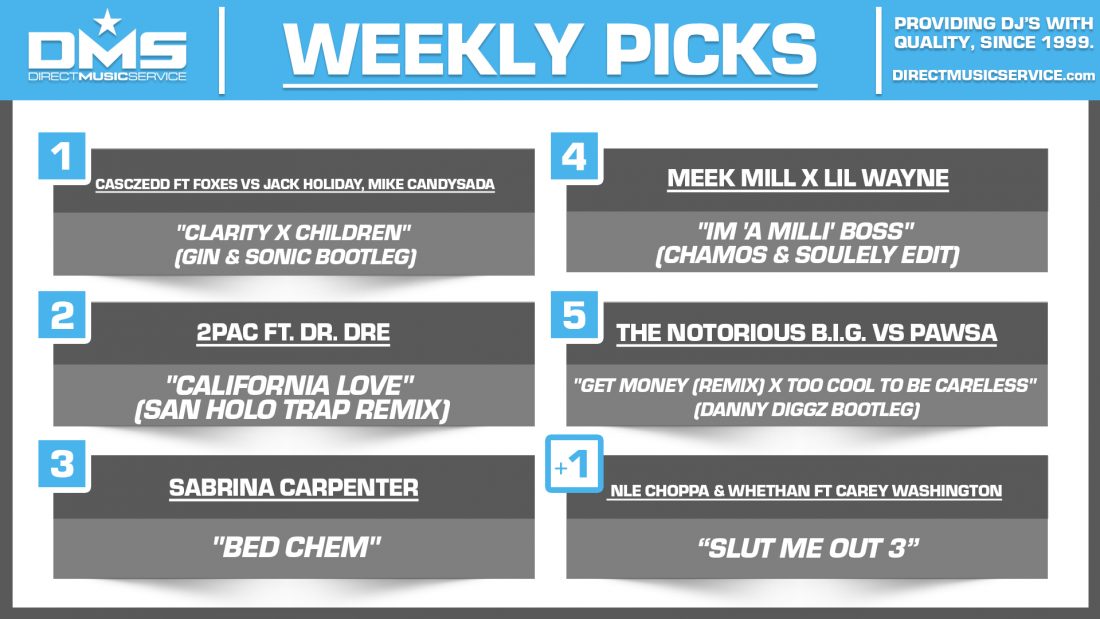 DMS TOP 5 PICKS OF THE WEEK 9-23-2024