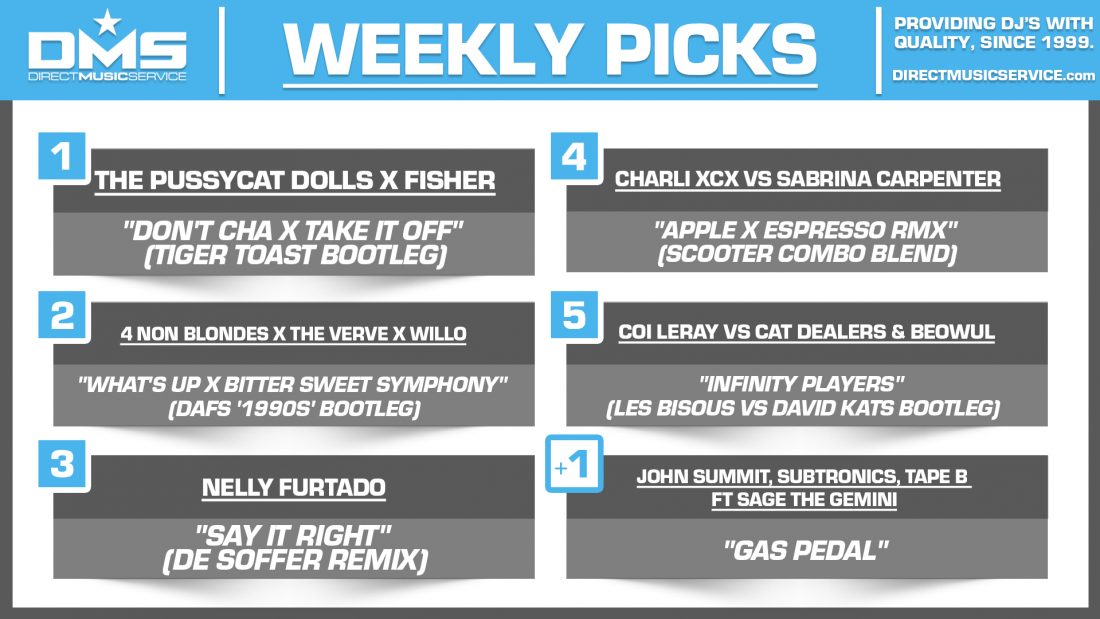 DMS TOP 5 PICKS OF THE WEEK 9-2-2024