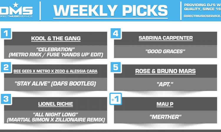 DMS TOP 5 PICKS OF THE WEEK 10-21-2024