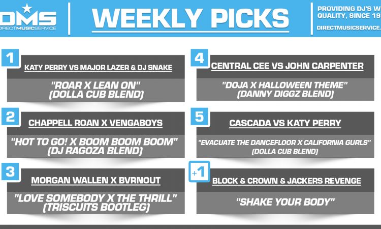 DMS TOP 5 PICKS OF THE WEEK 10-28-2024