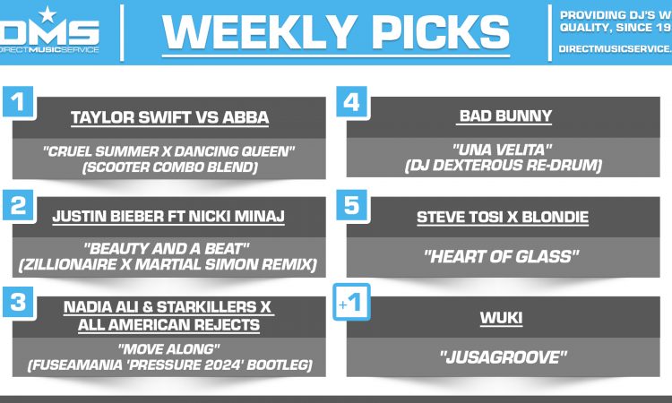 DMS TOP 5 PICKS OF THE WEEK 10-7-2024