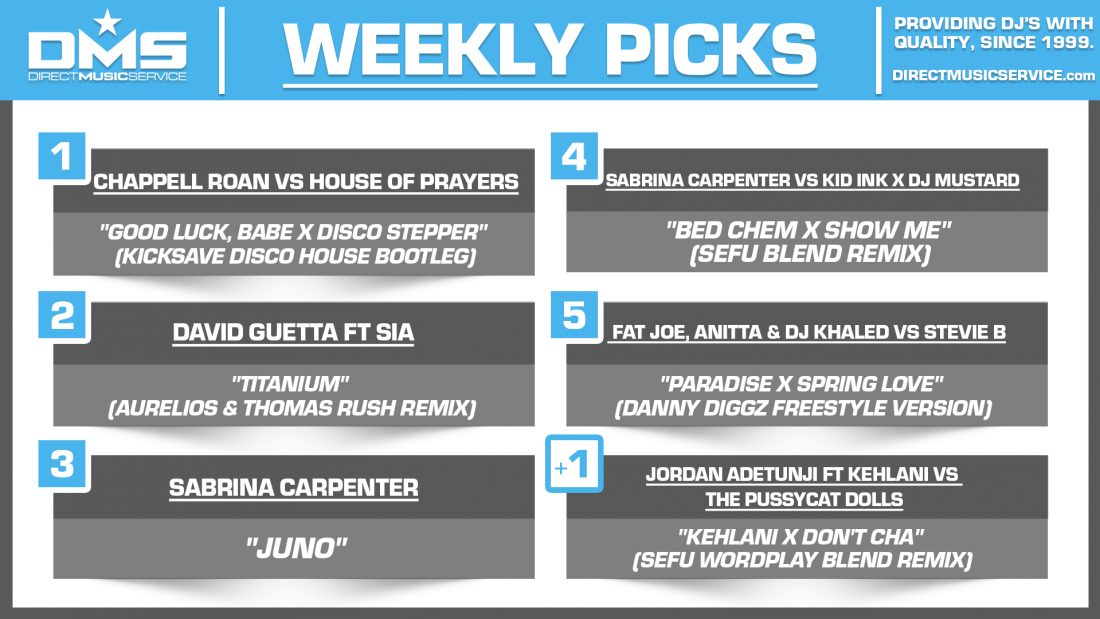 DMS TOP 5 PICKS OF THE WEEK 11-11-2024