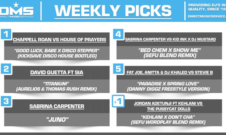 DMS TOP 5 PICKS OF THE WEEK 11-11-2024