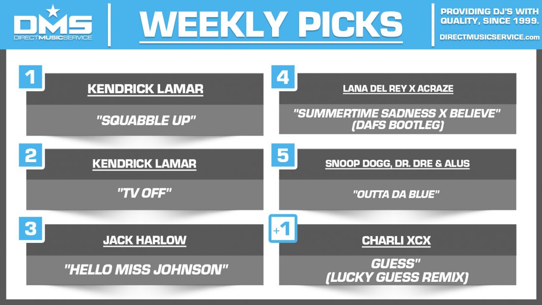 DMS TOP 5 PICKS OF THE WEEK 11-24-2024