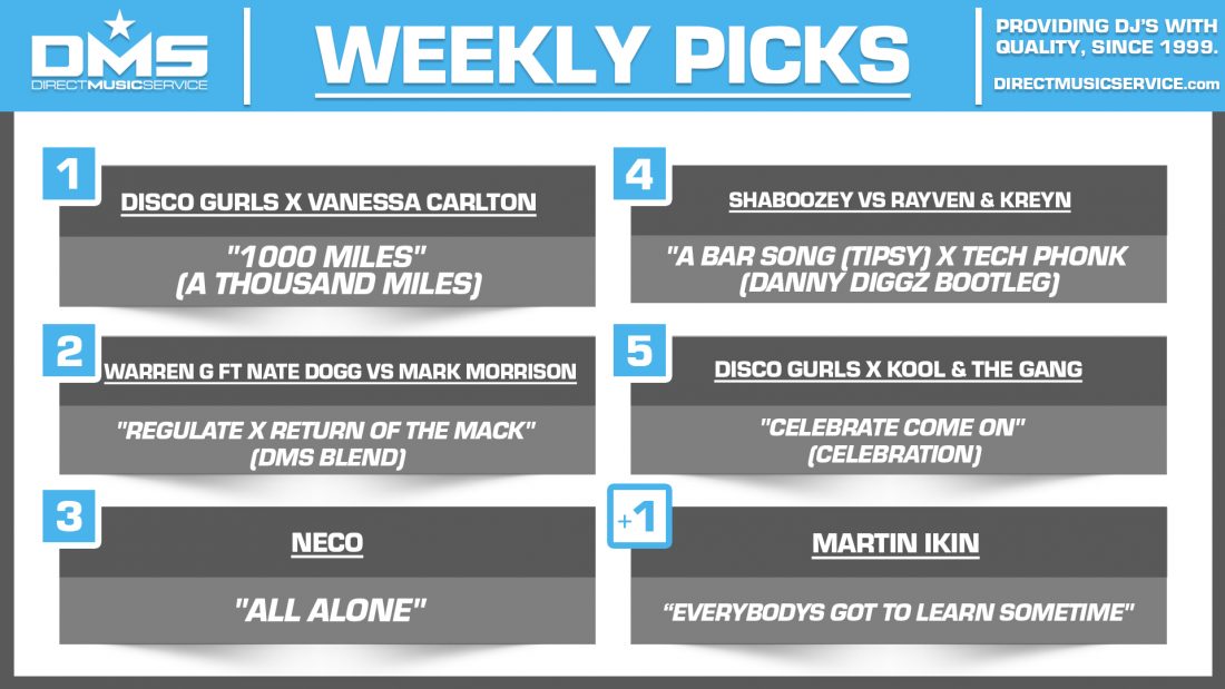 DMS TOP 5 PICKS OF THE WEEK 12-23-2024