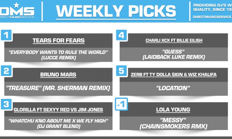 DMS TOP 5 PICKS OF THE WEEK 1-6-2025