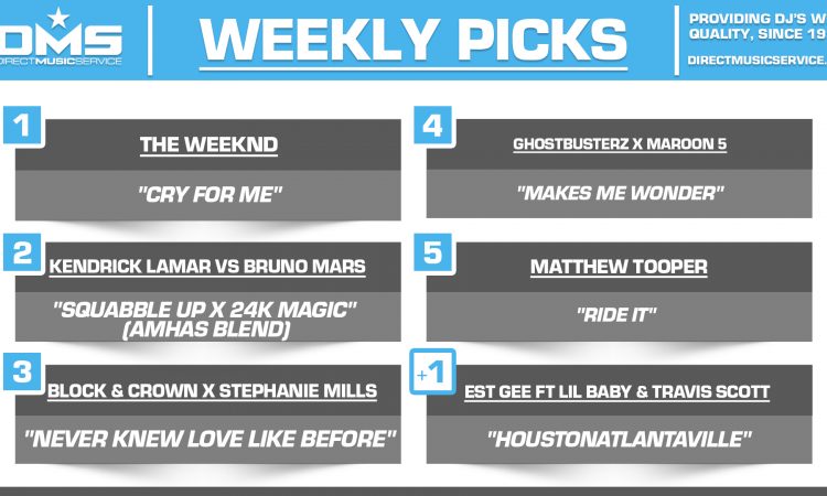 DMS TOP 5 PICKS OF THE WEEK 2-3-2025