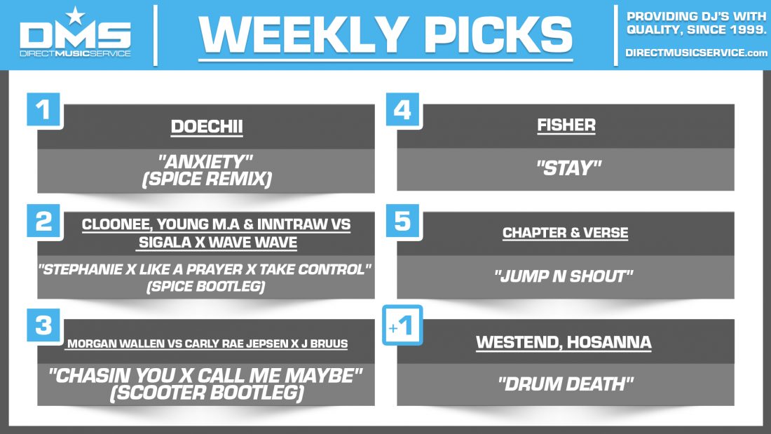 DMS TOP 5 PICKS OF THE WEEK 3-24-2025