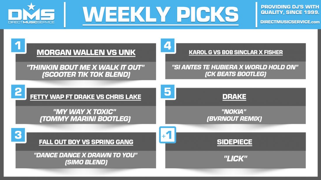 DMS TOP 5 PICKS OF THE WEEK 4-28-2025