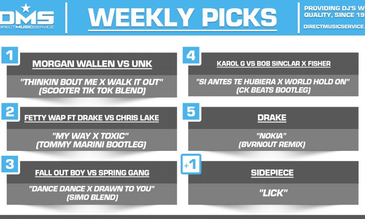 DMS TOP 5 PICKS OF THE WEEK 4-28-2025