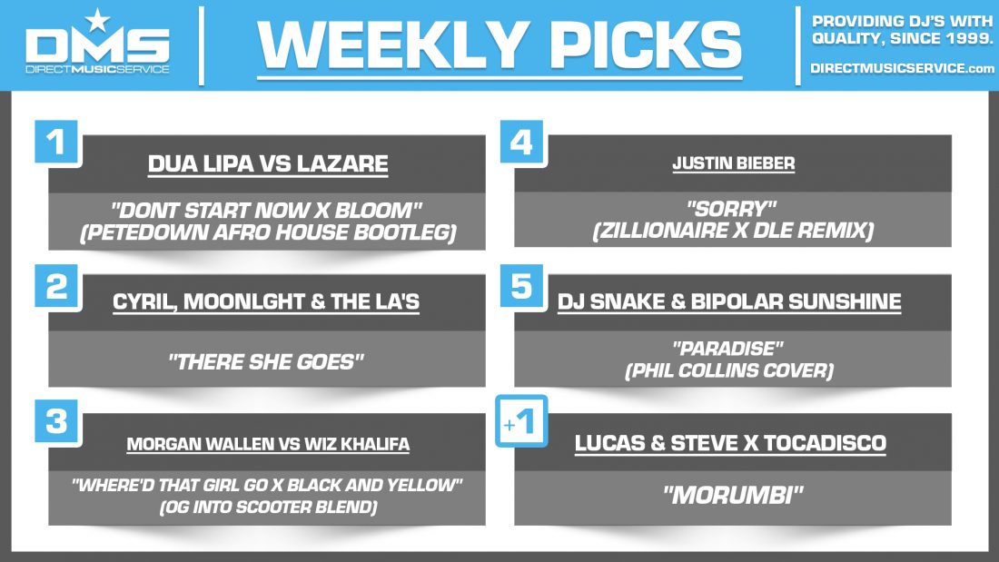 DMS TOP 5 PICKS OF THE WEEK 5-19-2025