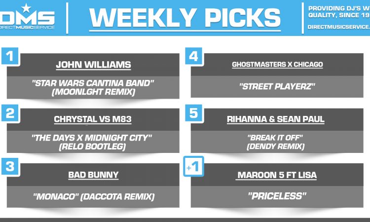 DMS TOP 5 PICKS OF THE WEEK 5-5-2025