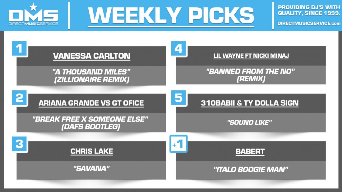 DMS TOP 5 PICKS OF THE WEEK 6-16-2025