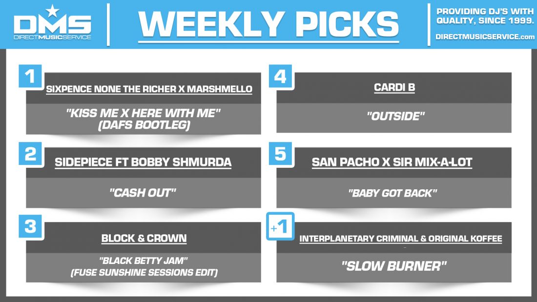 DMS TOP 5 PICKS OF THE WEEK 6-23-2025