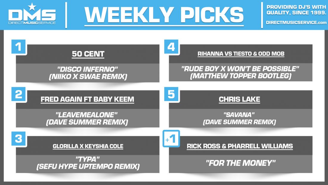 DMS TOP 5 PICKS OF THE WEEK 6-30-2025