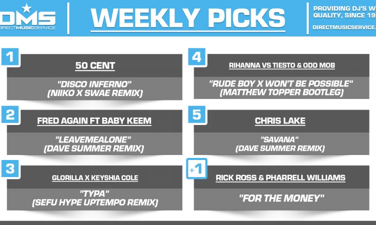 DMS TOP 5 PICKS OF THE WEEK 6-30-2025