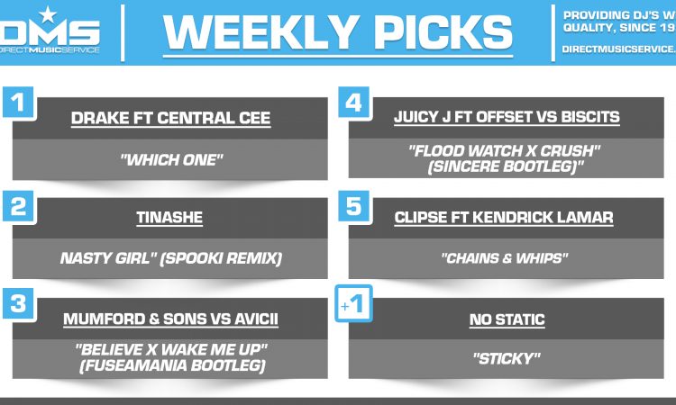 DMS TOP 5 PICKS OF THE WEEK 7-28-2025