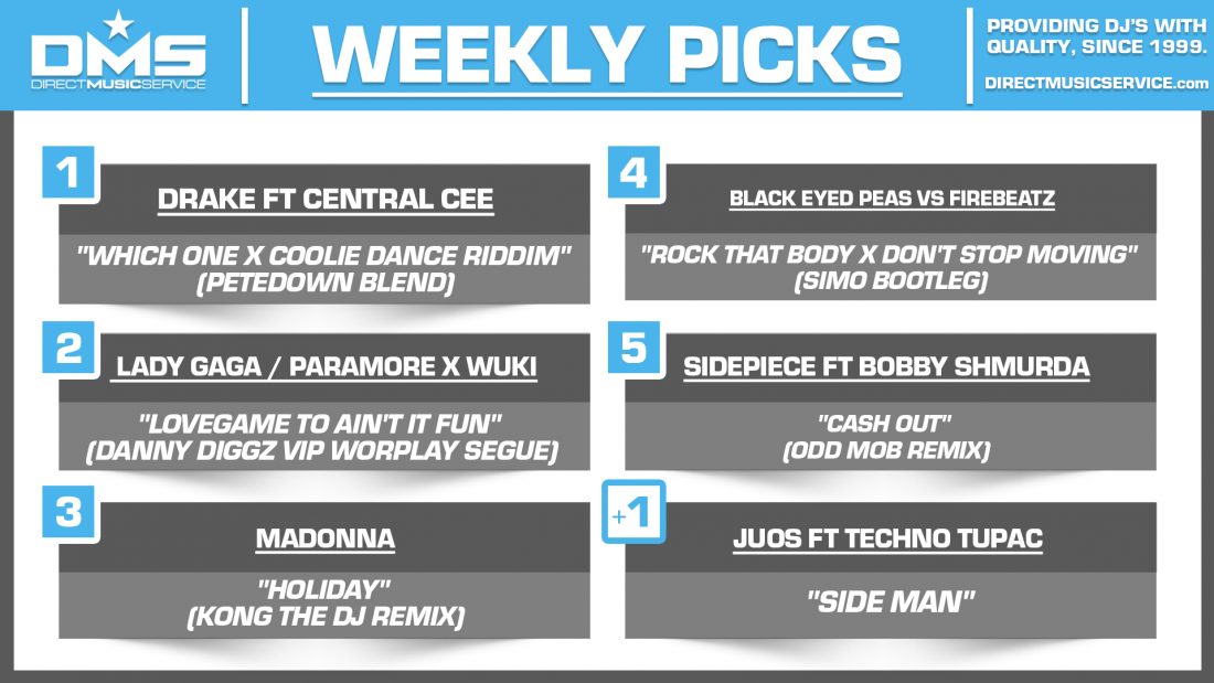 DMS TOP 5 PICKS OF THE WEEK 8-25-2025