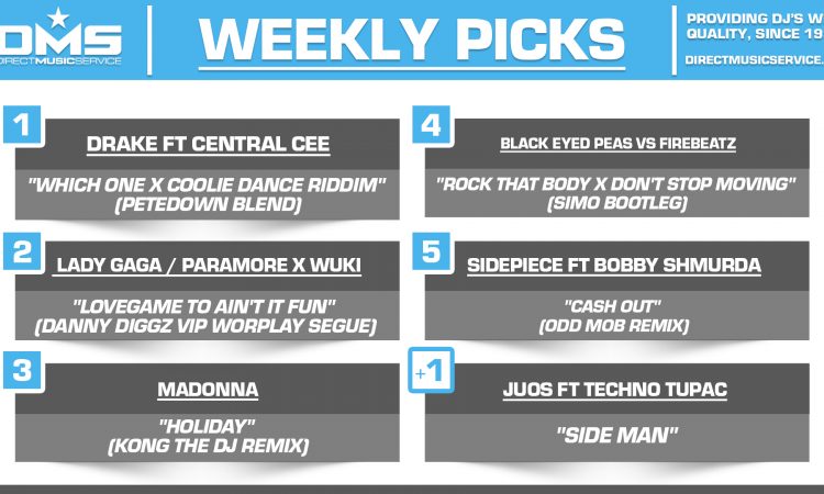 DMS TOP 5 PICKS OF THE WEEK 8-25-2025