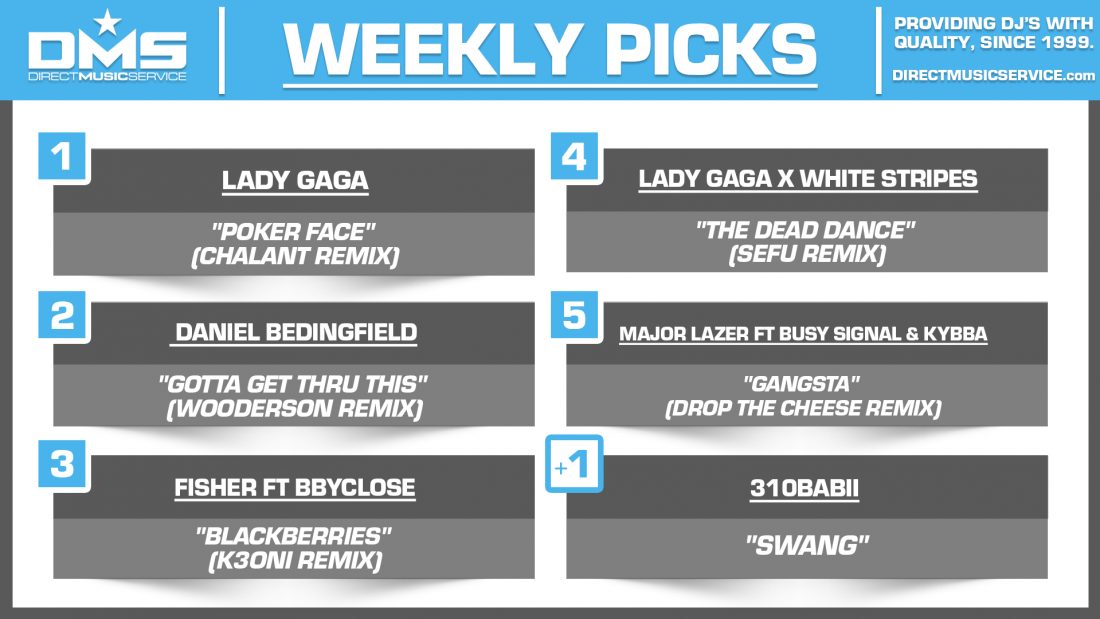 DMS TOP 5 PICKS OF THE WEEK 9-15-2025