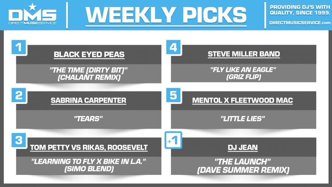 DMS TOP 5 PICKS OF THE WEEK 9-1-2025