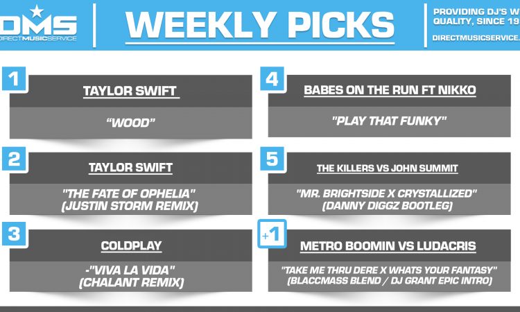 DMS TOP 5 PICKS OF THE WEEK 10-13-2025
