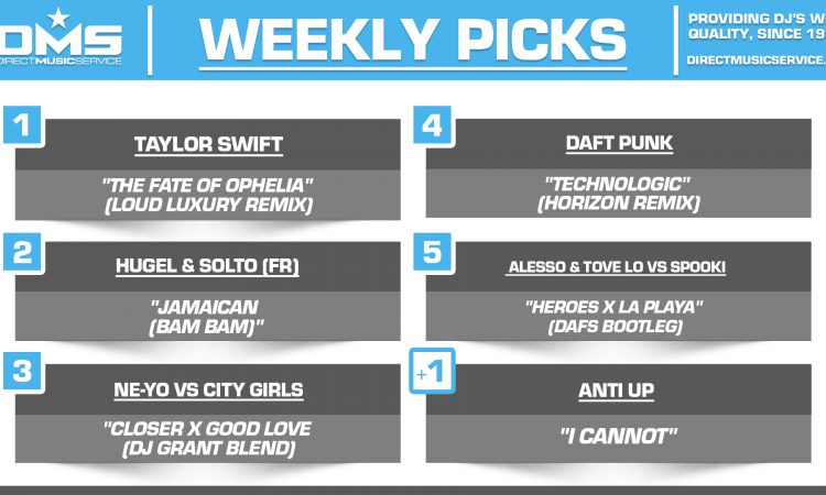DMS TOP 5 PICKS OF THE WEEK 11-10-2025