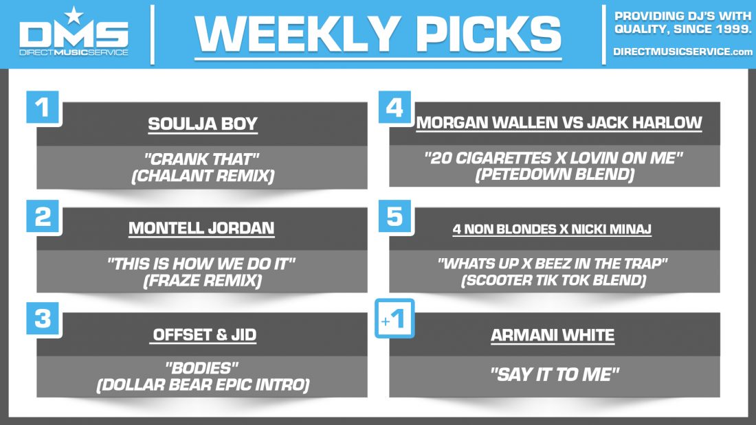 DMS TOP 5 PICKS OF THE WEEK 11-3-2025