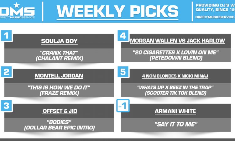 DMS TOP 5 PICKS OF THE WEEK 11-3-2025